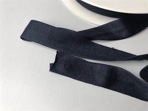 Jersey skråbånd - marine, 20 mm, udgår
